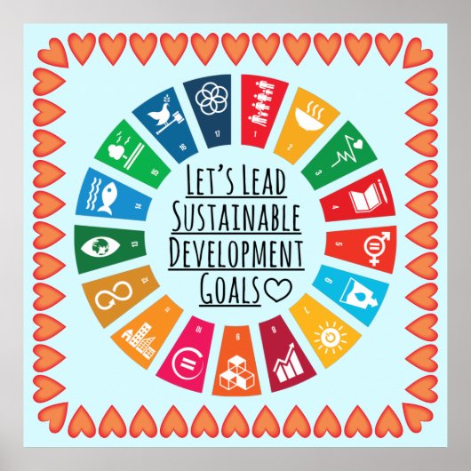 Inspire Change & Sustainability Goals Poster Art (Voorkant)