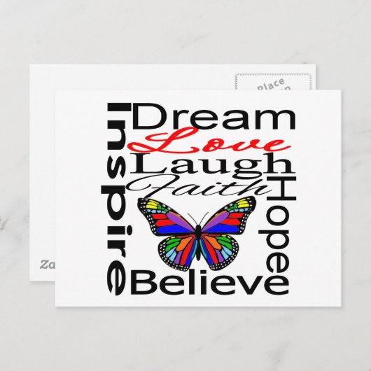 Inspire Collage Briefkaart (Voorkant / Achterkant)