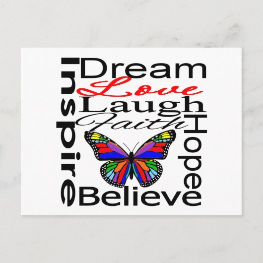 Inspire Collage Briefkaart (Voorkant)