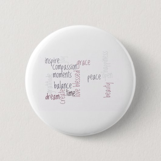 Inspire compassie ronde button 5,7 cm (Voorkant)