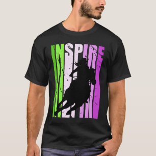 Inspire Cowgirl Hoed Cow Meisjes Rodeo Westers The T-shirt