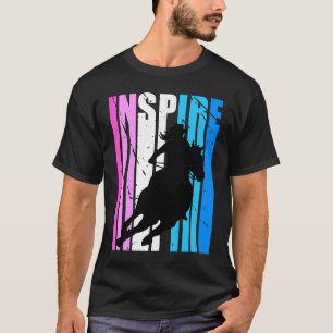 Inspire Cowgirl Hoed Koe Meisjes Rodeo Westers The T-shirt