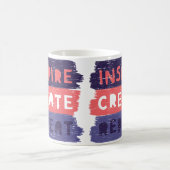 Inspire Create Repeat Mug – Motivational Artistic  Koffiemok (Center)