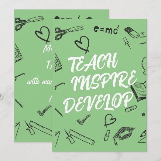 INSPIRE DOCENT ONTWIKKELEN KAART (Voorkant / Achterkant)