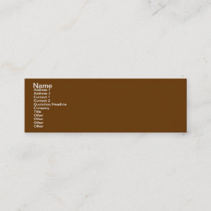 INSPIRE EARTH MINI VISITEKAARTJE