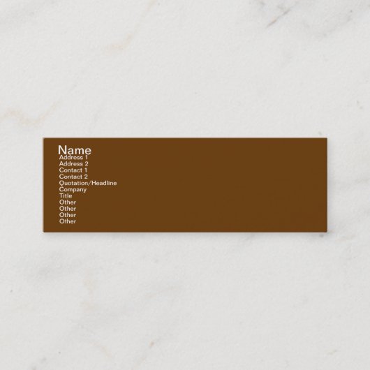 INSPIRE EARTH MINI VISITEKAARTJE (Voorkant)