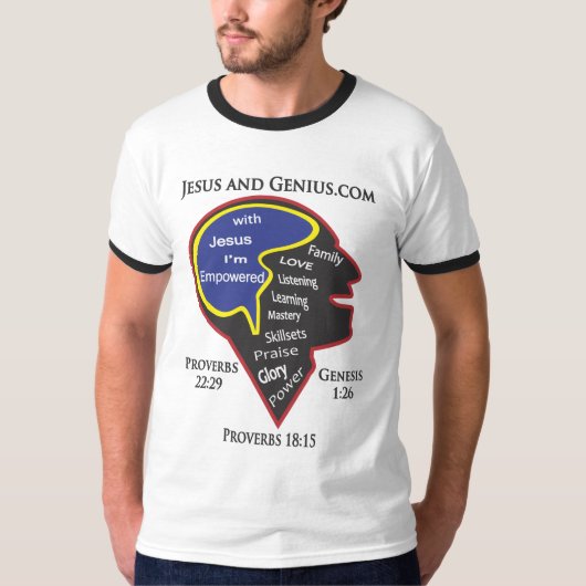 Inspire en kracht t-shirt (Voorkant)