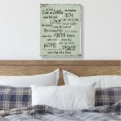 Inspire en motiveer de Bevestigingen van het Citaa Canvas Afdruk (Insitu (Slaapkamer))