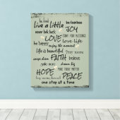 Inspire en motiveer de Bevestigingen van het Citaa Canvas Afdruk (Insitu (Houten vloer))