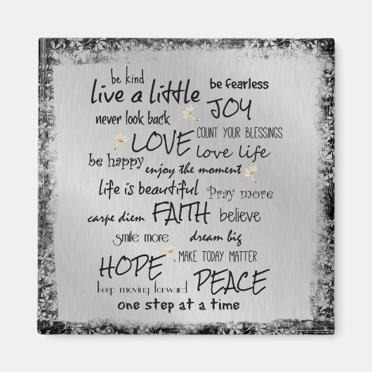 Inspire en motiveer de Bevestigingen van het Citaa Magneet (Voorkant)