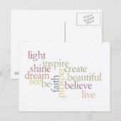 Inspire Faith Briefkaart (Voorkant / Achterkant)