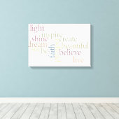Inspire Faith Canvas Afdruk (Insitu (Houten vloer))