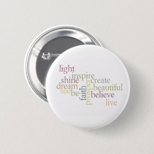 Inspire Faith Ronde Button 5,7 Cm (Voorkant /achterkant)