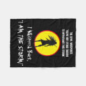 INSPIRE FAITHFUL WARRIOR VROUW W/QUOTE FLEECE DEKEN (Voorkant (Horizontaal))