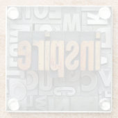 Inspire Glazen Onderzetter (Achterkant)