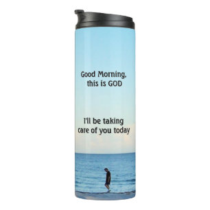 Inspire Good Morning, dit is God Thermal Tumbler Thermosbeker