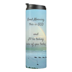 Inspire Good Morning, dit is God Thermal Tumbler Thermosbeker