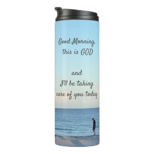 Inspire Good Morning, dit is God Thermal Tumbler Thermosbeker