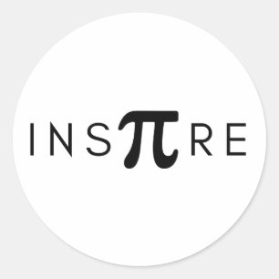 Inspire i Day wiskunde Ronde Sticker