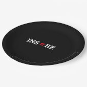 Inspire i Day wiskunde Wiskunde Geek aanpassen Papieren Bordje (Gekanteld)