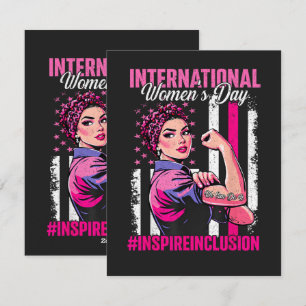 Inspire Inclusie 8 Maart Internationaal  Feestdagenkaart
