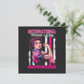 Inspire Inclusie 8 Maart Internationaal  Kaart (Staand voorkant)