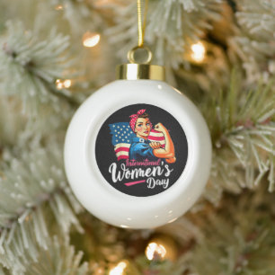 Inspire Inclusie 8 Maart Internationaal Keramische Bal Ornament