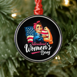 Inspire Inclusie 8 Maart Internationaal Metalen Ornament