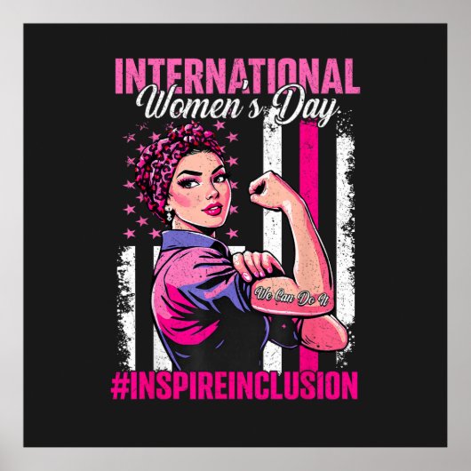 Inspire Inclusie 8 Maart Internationaal  Poster (Voorkant)
