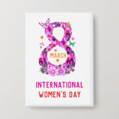 Inspire Inclusion International Women's 8 maart Button (Voorkant)