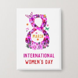 Inspire Inclusion International Women's 8 maart Button