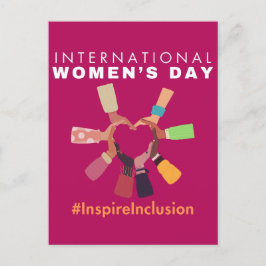 Inspire Inclusion Internationale Vrouwendag Briefkaart