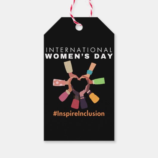 Inspire Inclusion Internationale Vrouwendag Cadeaulabel (Voorkant)