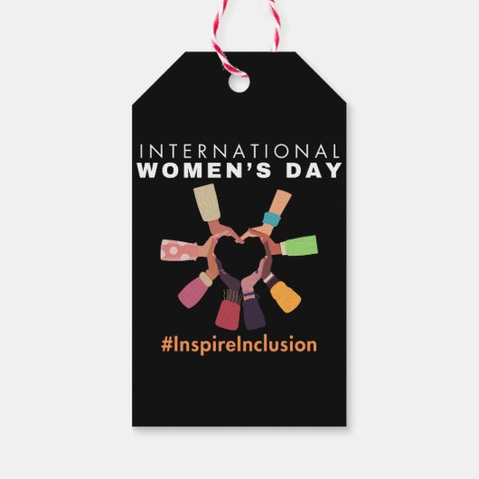 Inspire Inclusion Internationale Vrouwendag Cadeaulabel (Achterkant)