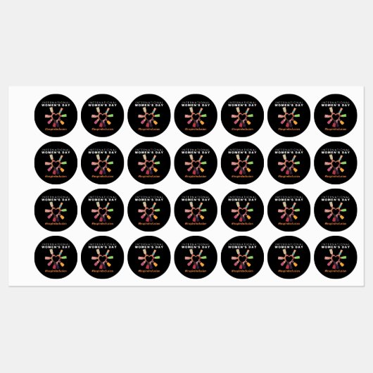 Inspire Inclusion Internationale Vrouwendag Labels (Vel)