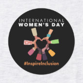 Inspire Inclusion Internationale Vrouwendag Labels (Design 2)