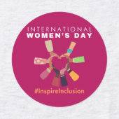 Inspire Inclusion Internationale Vrouwendag Labels (Design 2)
