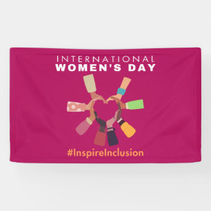 Inspire Inclusion Internationale Vrouwendag Spandoek