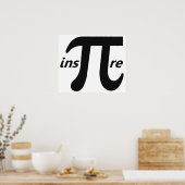 Inspire Inspirational Pi Symbol Poster (Keuken)