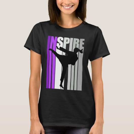 Inspire Karate Sparring Birthday Competition Compe T-shirt (Voorkant)