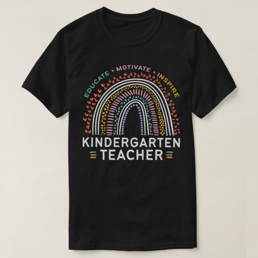 Inspire Kindergarten Onderwijs Rain T-shirt (Design voorkant)