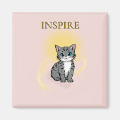 Inspire Kitten Magnet (Voorkant)