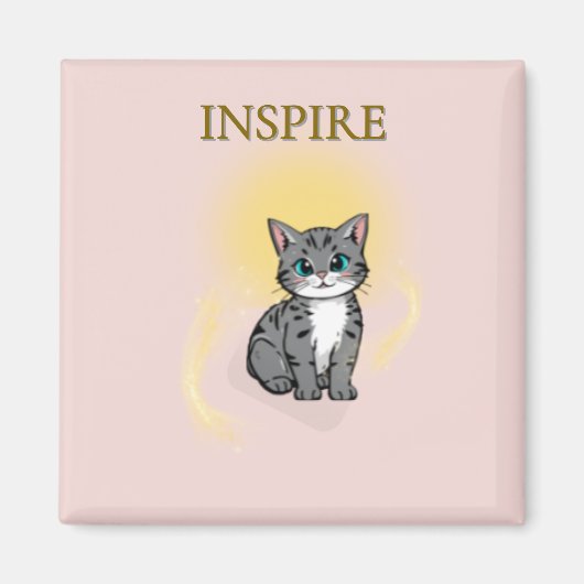 Inspire Kitten Magnet (Voorkant)
