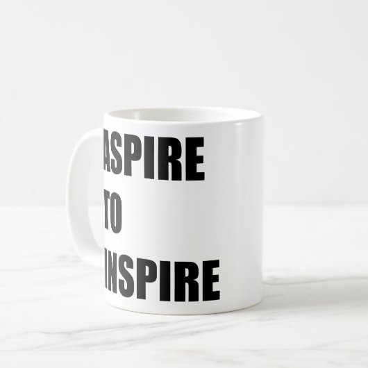 inspire koffiemok (Voorkant links)