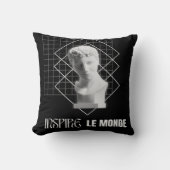 Inspire le Monde – Modern Aesthetic Art Design Kussen (Voorkant)