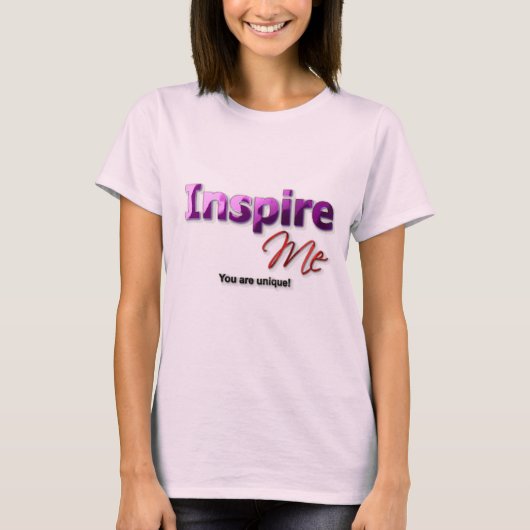 Inspire Me Organic Women's Shirt (Voorkant)