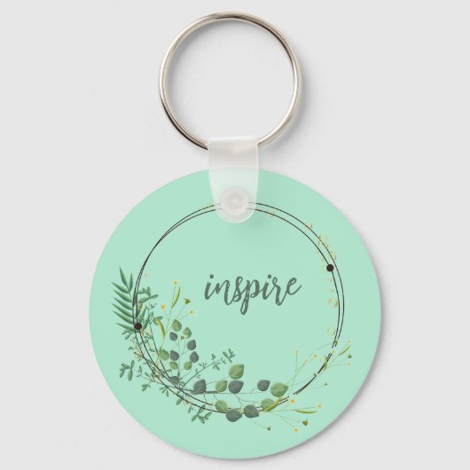 Inspire met flesvormig Lijst Sleutelhanger (Voorkant)