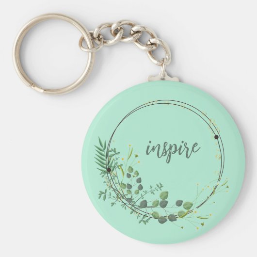 Inspire met flesvormig Lijst Sleutelhanger (Voorkant)