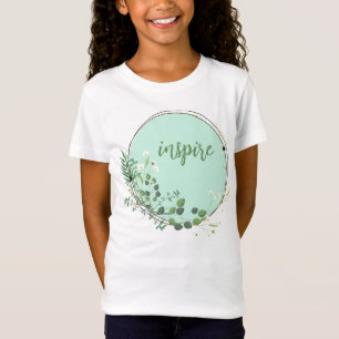 Inspire met flesvormig Lijst T-shirt
