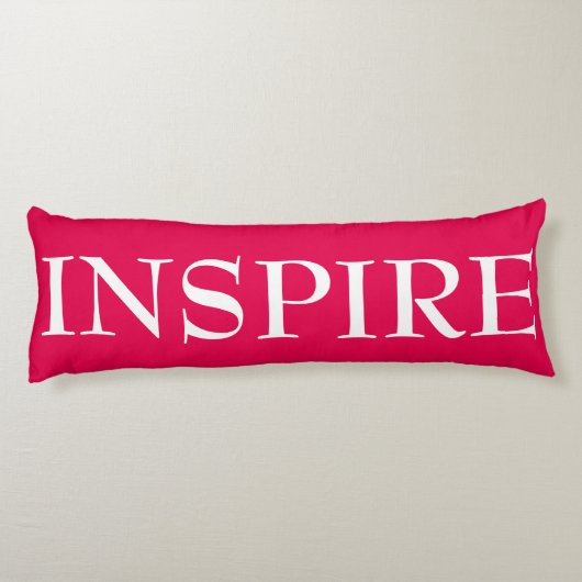 INSPIRE MOTIVATE Body Pillow Lichaamskussen (Achterkant)